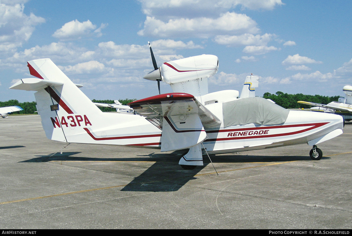 Aircraft Photo of N43PA | Lake LA-250 Renegade | AirHistory.net #238819