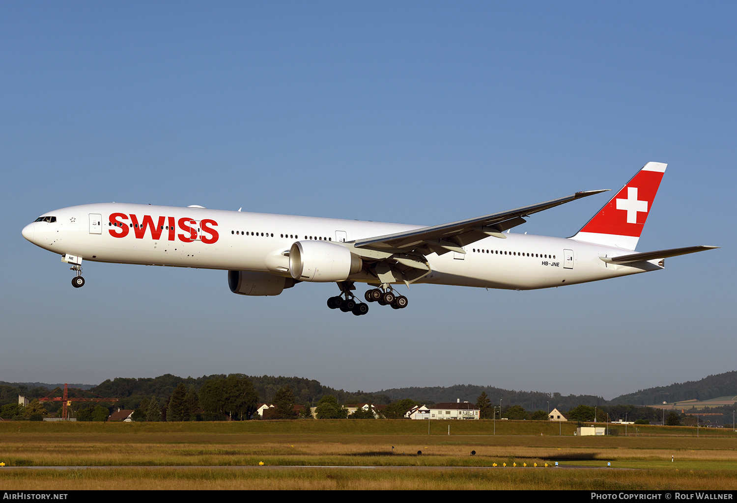 Aircraft Photo of HB-JNE | Boeing 777-3DE/ER | Swiss International Air Lines | AirHistory.net #238823