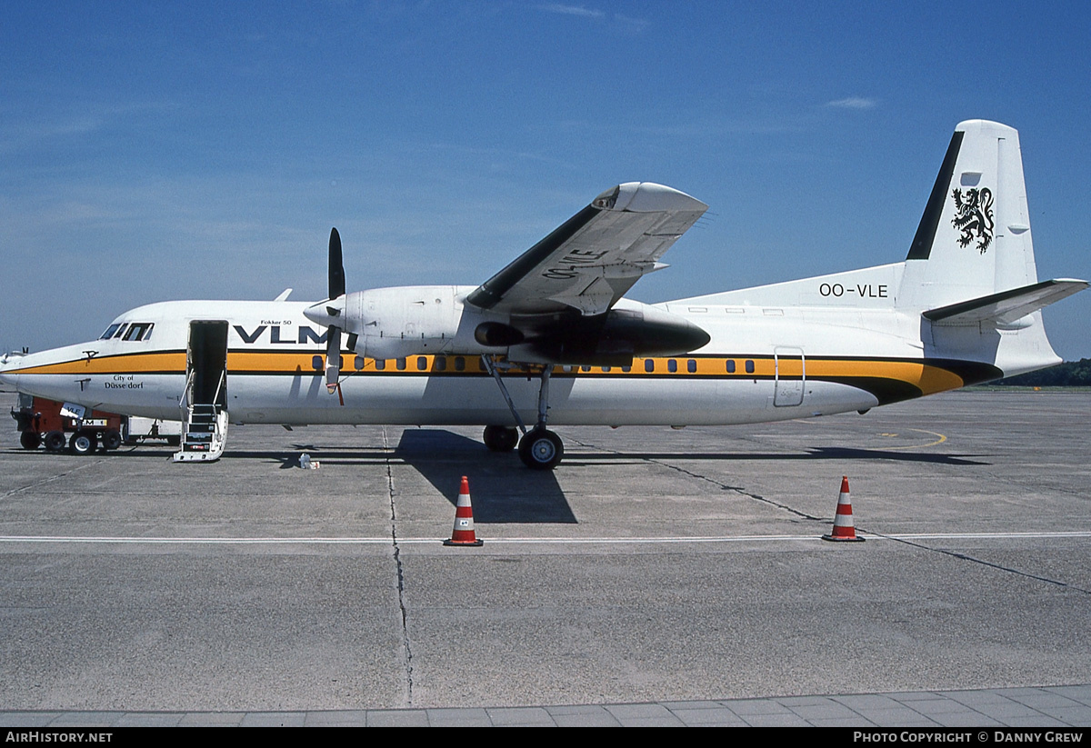 Aircraft Photo of OO-VLE | Fokker 50 | VLM Airlines | AirHistory.net #238858