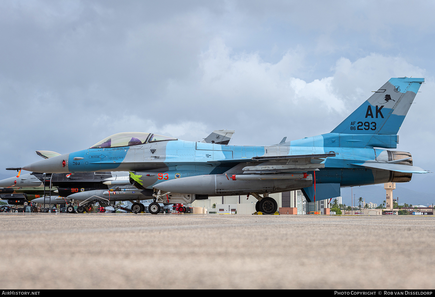 Aircraft Photo of 86-0293 / AF86-293 | General Dynamics F-16C Fighting Falcon | USA - Air Force | AirHistory.net #238886