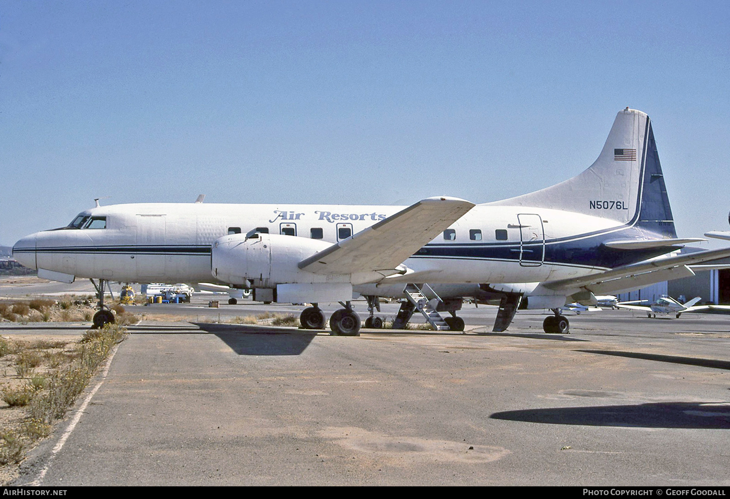 Aircraft Photo of N5076L | Convair 340-37 | Air Resorts Airlines | AirHistory.net #238935
