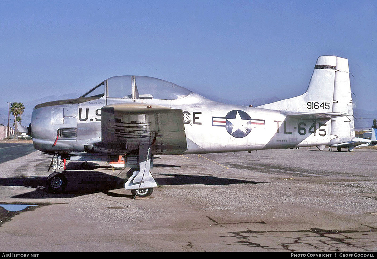 Aircraft Photo of N99394 / 91645 | North American T-28A Trojan | USA - Air Force | AirHistory.net #238960