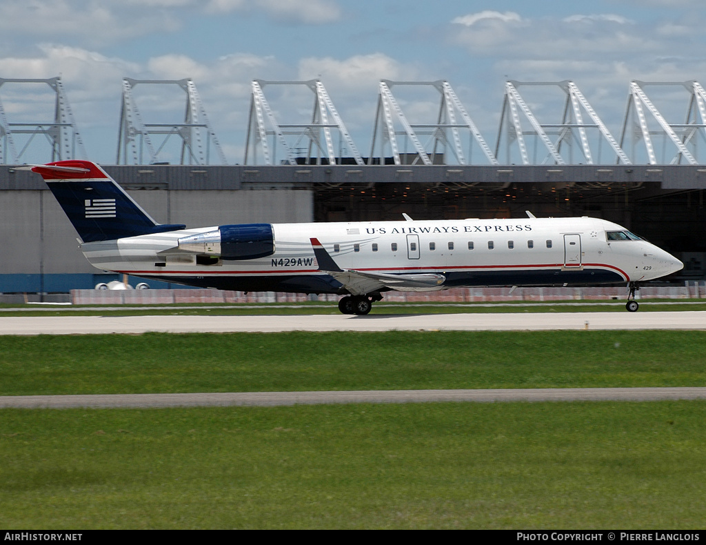 Aircraft Photo of N429AW | Bombardier CRJ-200ER (CL-600-2B19) | US Airways Express | AirHistory.net #238961