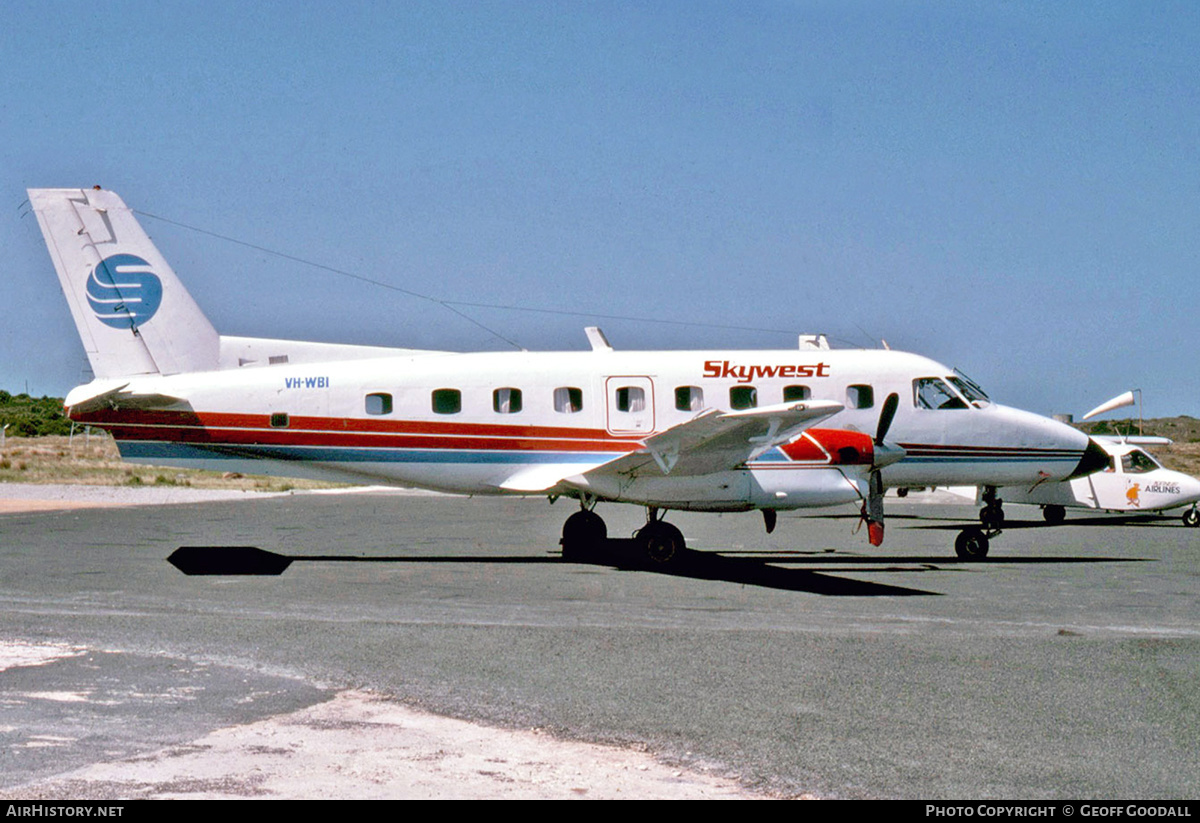 Aircraft Photo of VH-WBI | Embraer EMB-110P2 Bandeirante | Skywest Airlines | AirHistory.net #238973