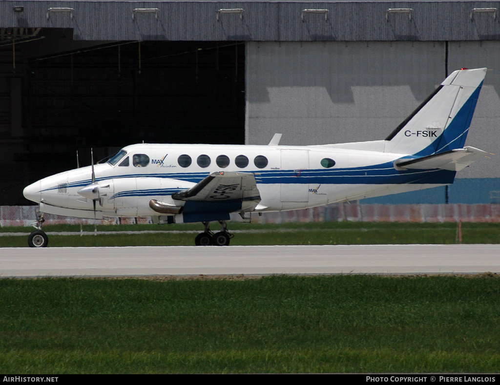 Aircraft Photo of C-FSIK | Beech B100 King Air | Max Aviation | AirHistory.net #238975