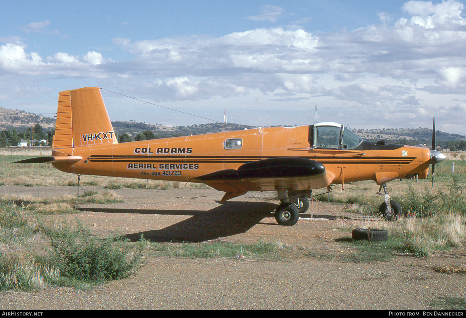 Aircraft Photo of VH-KXT | Fletcher FU-24-950 | Col Adams Aerial Services | AirHistory.net #238979
