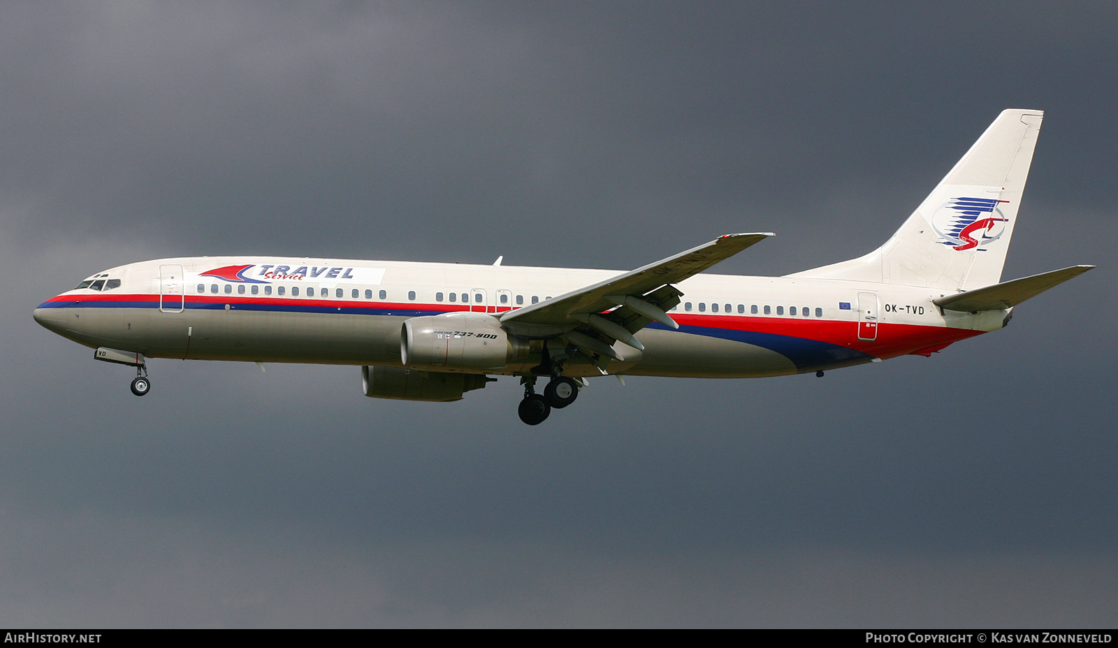 Aircraft Photo of OK-TVD | Boeing 737-86N | Travel Service | AirHistory.net #238998