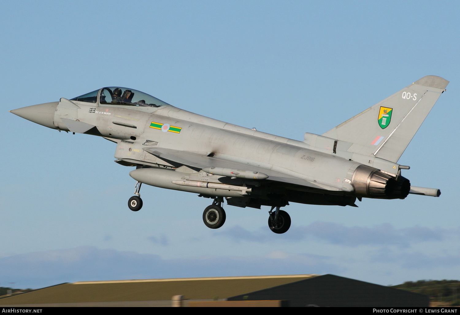 Aircraft Photo of ZJ916 | Eurofighter EF-2000 Typhoon FGR4 | UK - Air Force | AirHistory.net #239003