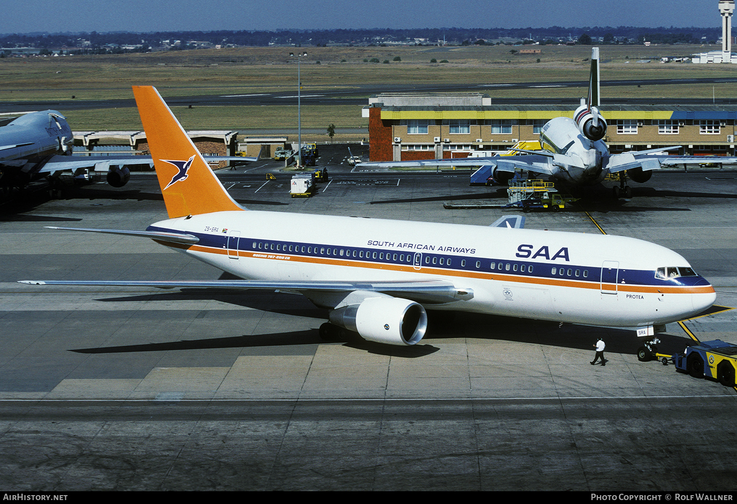 Aircraft Photo of ZS-SRA | Boeing 767-2B1/ER | South African Airways - Suid-Afrikaanse Lugdiens | AirHistory.net #239034