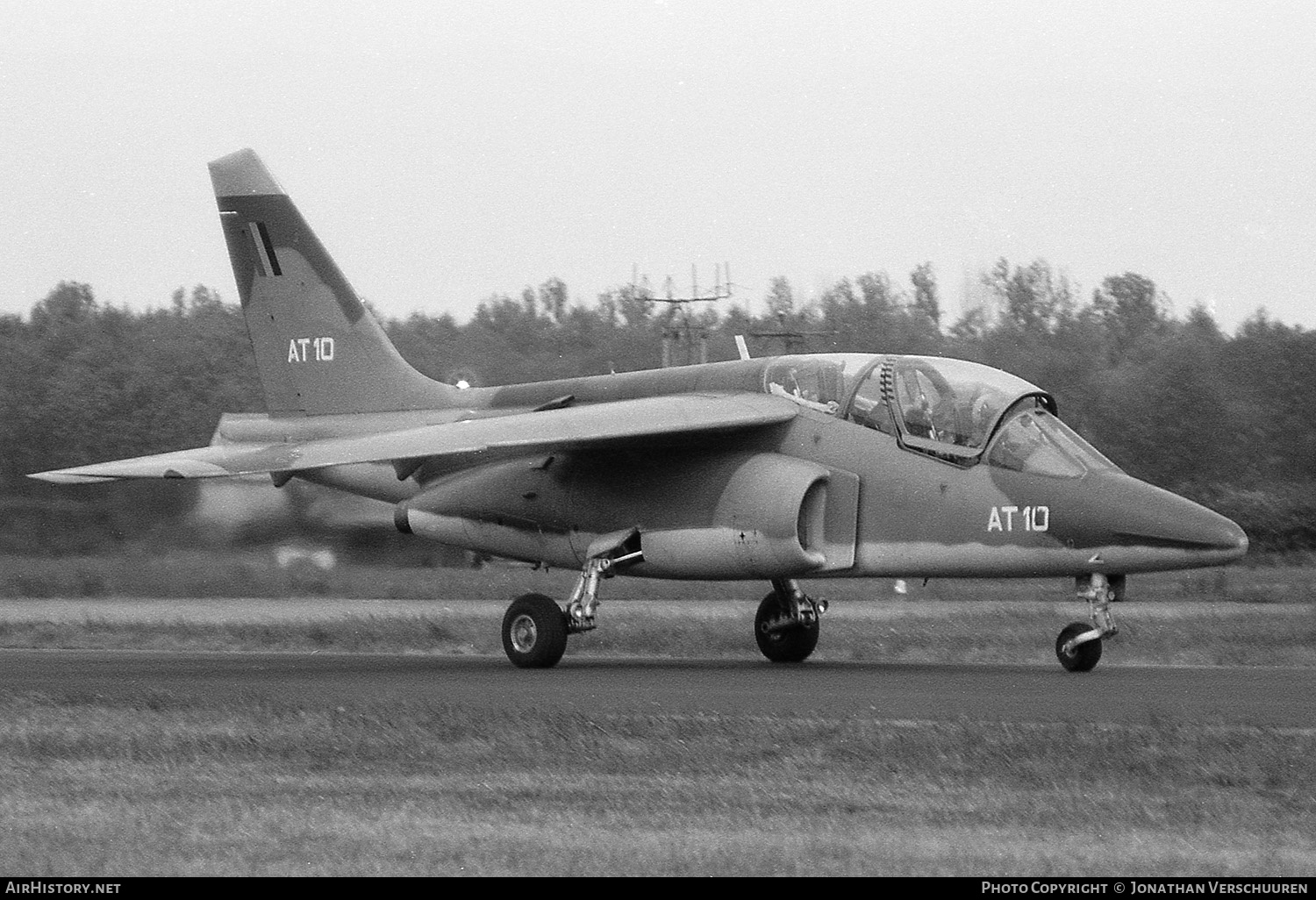 Aircraft Photo of AT10 | Dassault-Dornier Alpha Jet 1B | Belgium - Air Force | AirHistory.net #239106