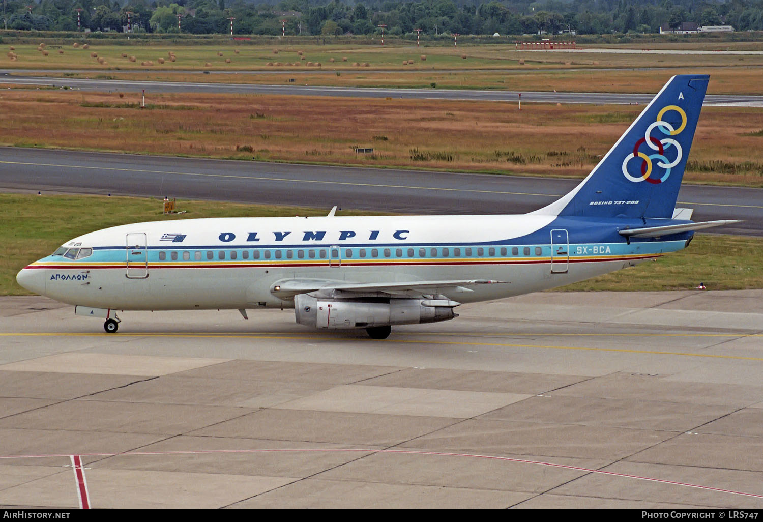 Aircraft Photo of SX-BCA | Boeing 737-284/Adv | Olympic | AirHistory.net #239108