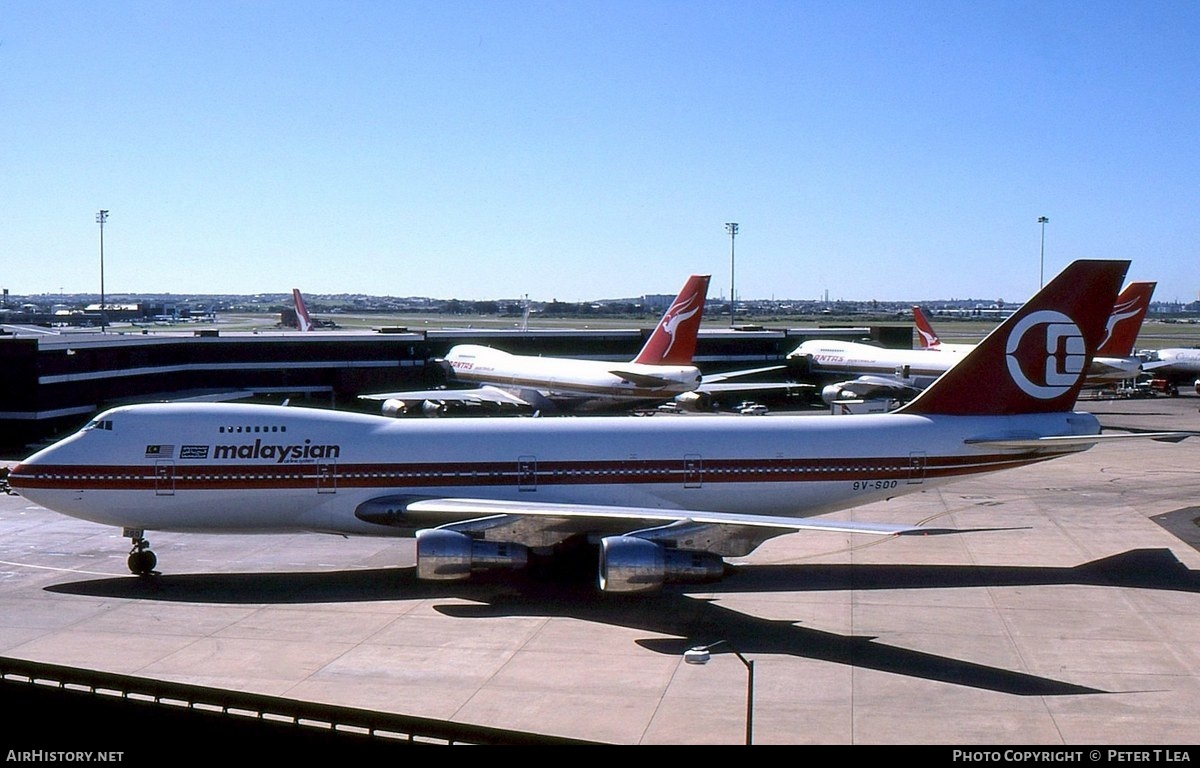 Aircraft Photo of 9V-SQO | Boeing 747-212B | Malaysian Airline System - MAS | AirHistory.net #239113