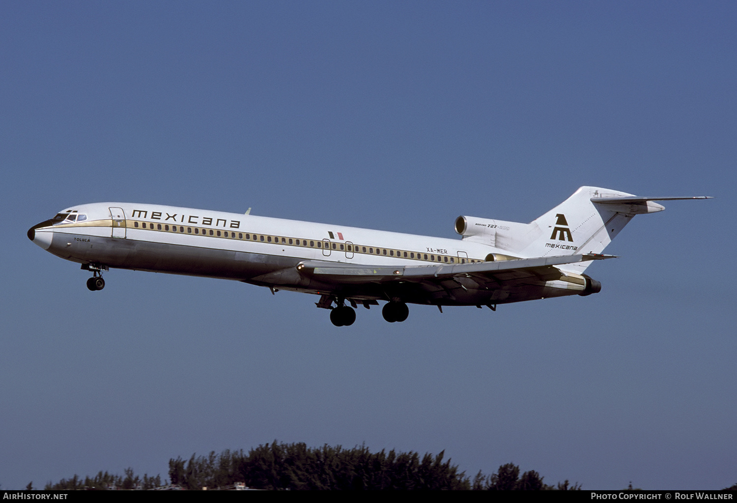 Aircraft Photo of XA-MER | Boeing 727-2Q4/Adv | Mexicana | AirHistory.net #239127