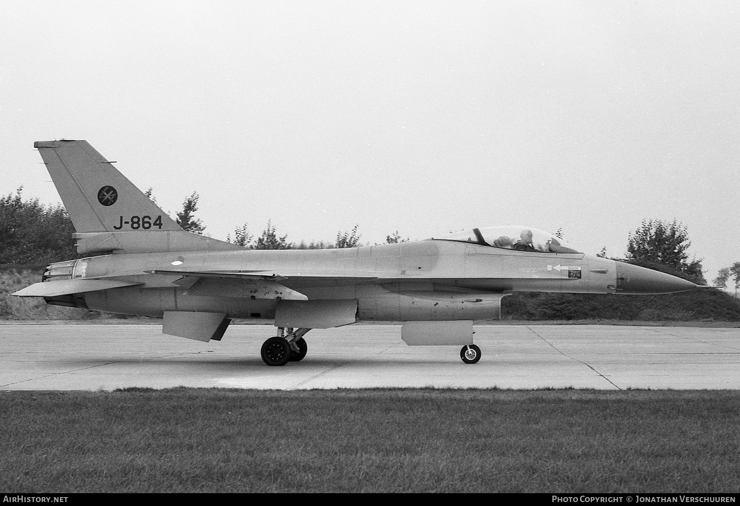 Aircraft Photo of J-864 | General Dynamics F-16A Fighting Falcon | Netherlands - Air Force | AirHistory.net #239154