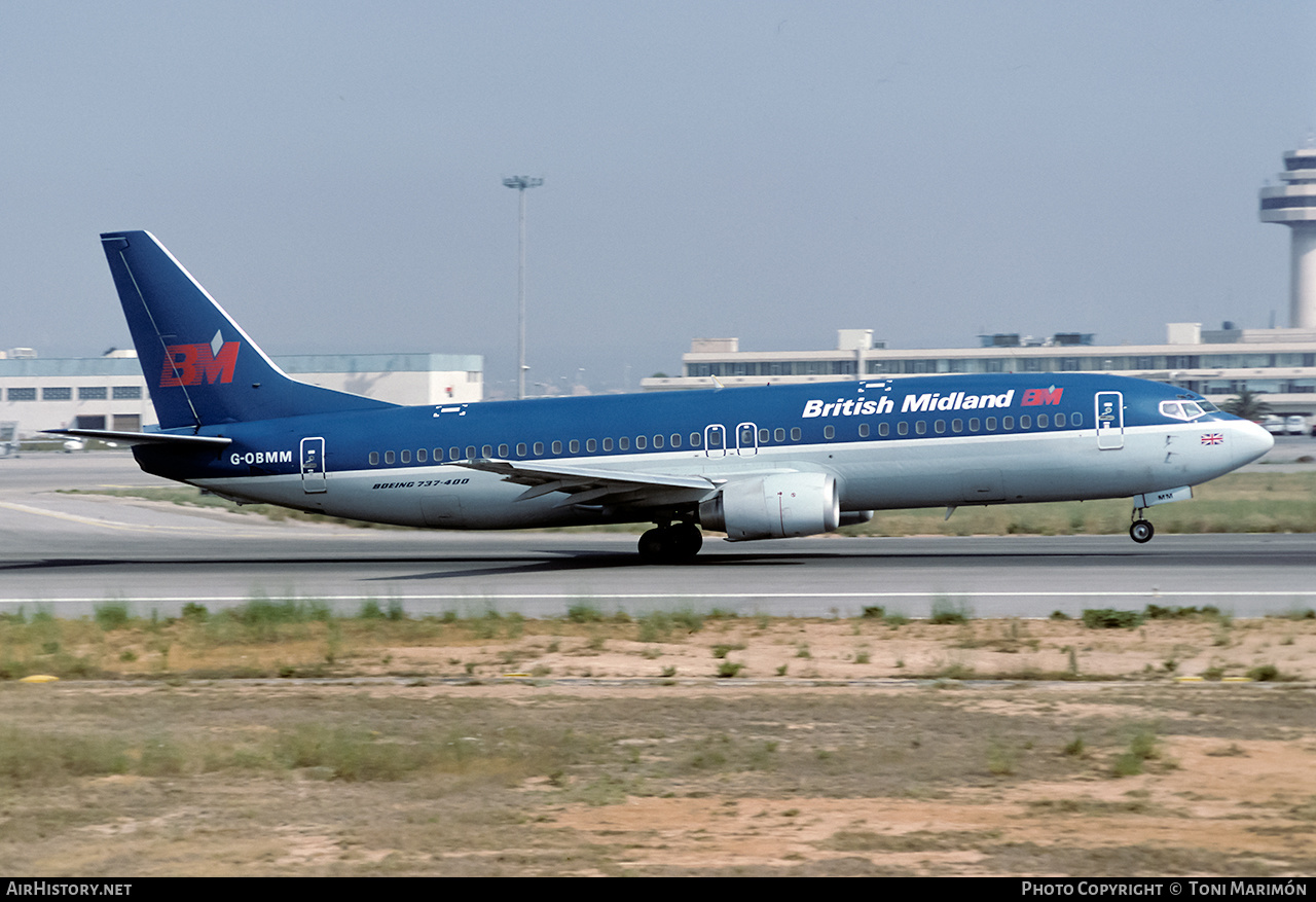 Aircraft Photo of G-OBMM | Boeing 737-4Y0 | British Midland Airways - BMA | AirHistory.net #239160