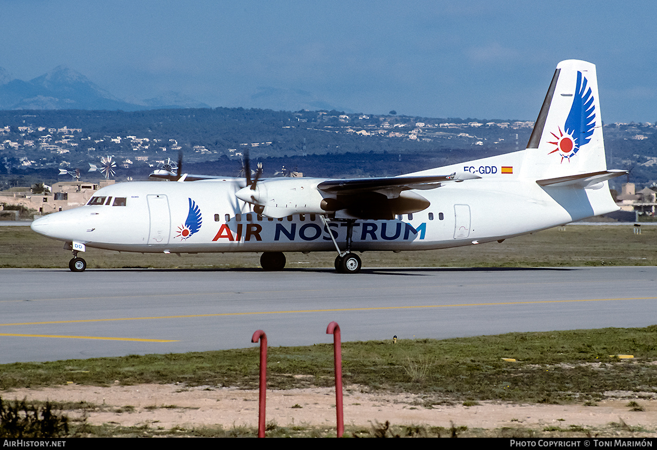 Aircraft Photo of EC-GDD | Fokker 50 | Air Nostrum | AirHistory.net #239165