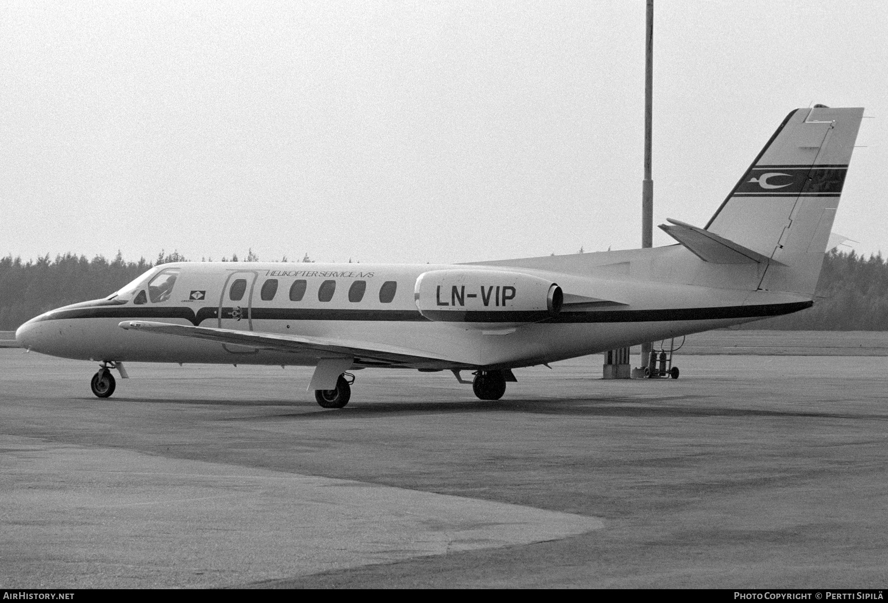 Aircraft Photo of LN-VIP | Cessna 550 Citation II | Helikopter Service | AirHistory.net #239172