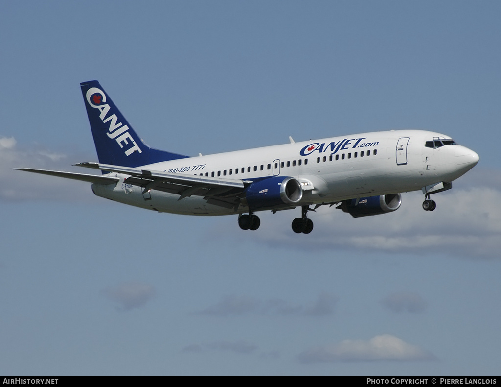 Aircraft Photo of C-FHGE | Boeing 737-35B | CanJet Airlines | AirHistory.net #239195