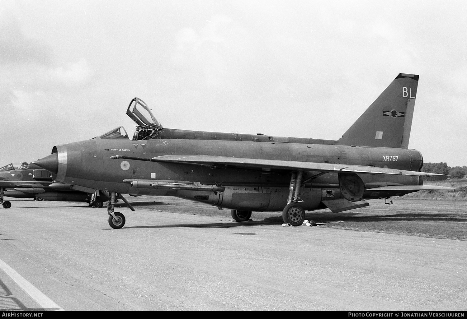 Aircraft Photo of XR757 | English Electric Lightning F6 | UK - Air Force | AirHistory.net #239198