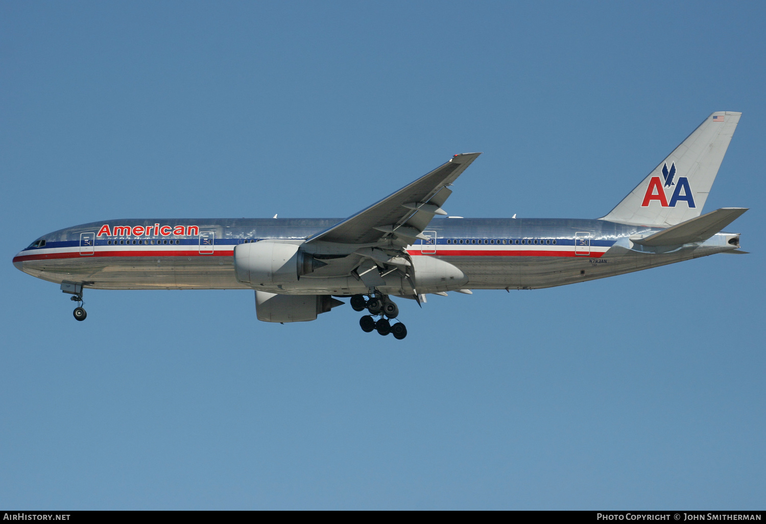 Aircraft Photo of N783AN | Boeing 777-223/ER | American Airlines | AirHistory.net #239201