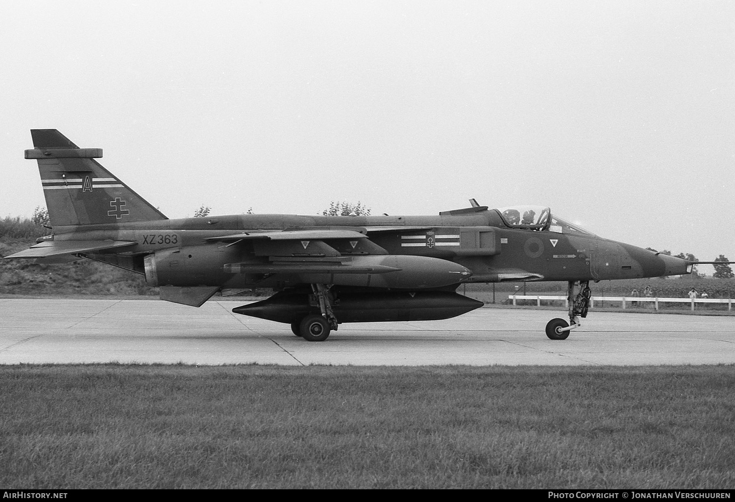 Aircraft Photo of XZ363 | Sepecat Jaguar GR1A | UK - Air Force | AirHistory.net #239228