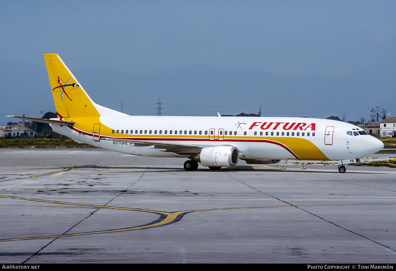 Aircraft Photo of EC-GFE | Boeing 737-4S3 | Futura International Airways | AirHistory.net #239238