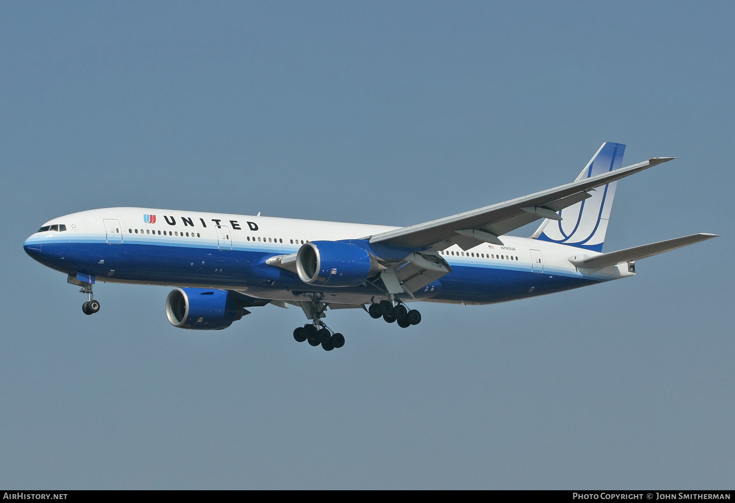 Aircraft Photo of N795UA | Boeing 777-222/ER | United Airlines | AirHistory.net #239280