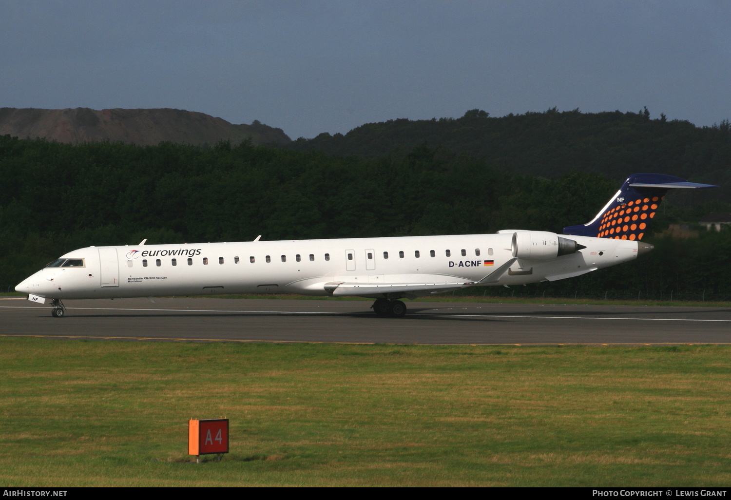 Aircraft Photo of D-ACNF | Bombardier CRJ-900LR NG (CL-600-2D24) | Eurowings | AirHistory.net #239320