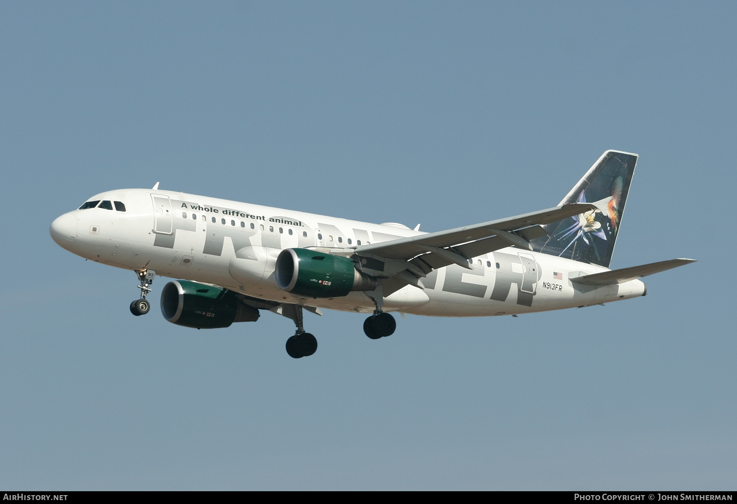 Aircraft Photo of N913FR | Airbus A319-111 | Frontier Airlines | AirHistory.net #239322