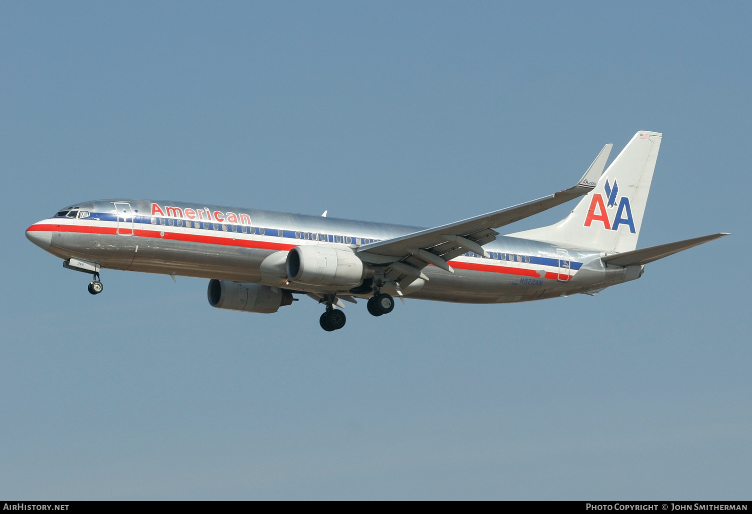 Aircraft Photo of N922AN | Boeing 737-823 | American Airlines | AirHistory.net #239324