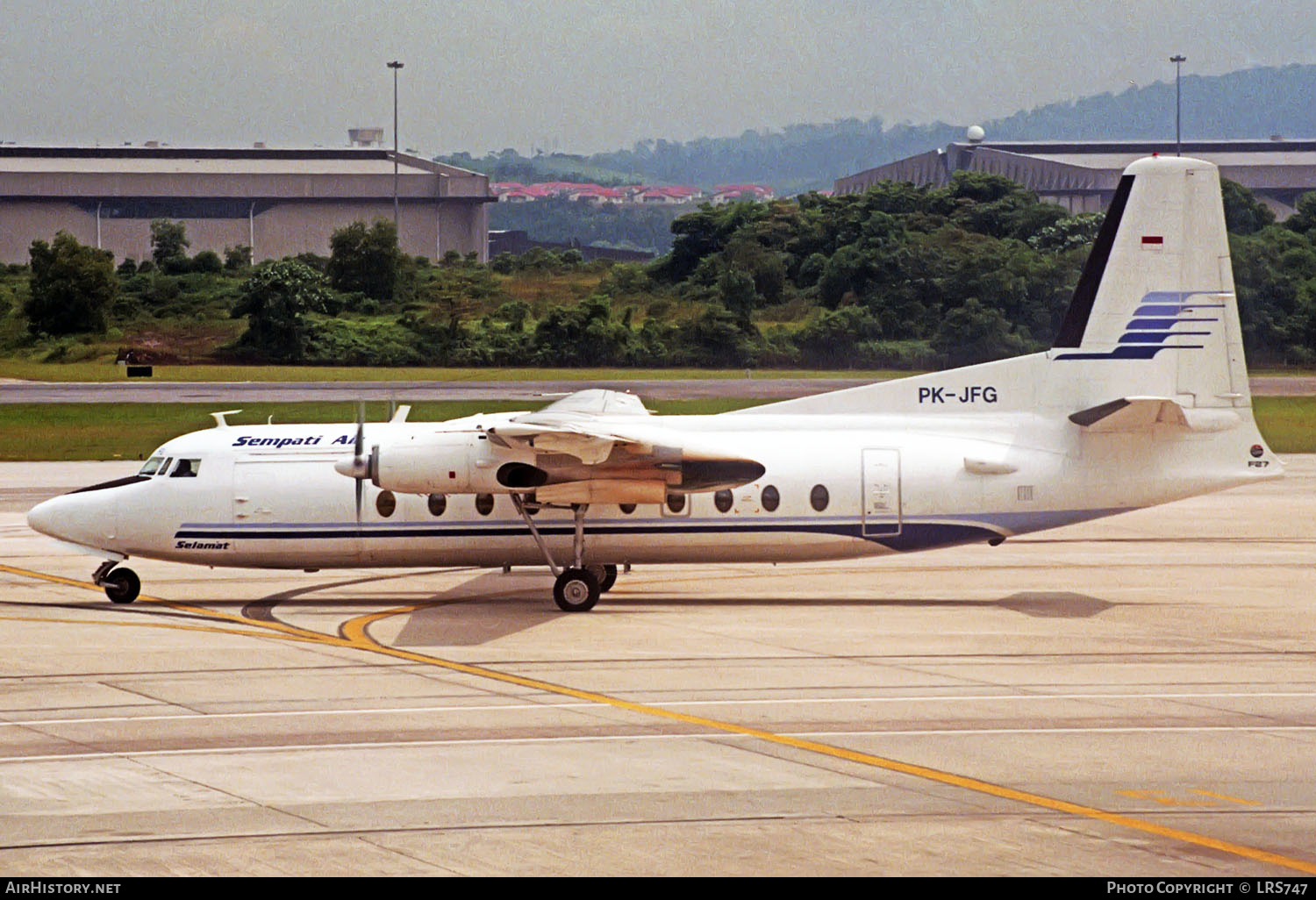 Aircraft Photo of PK-JFG | Fokker F27-600 Friendship | Sempati Air | AirHistory.net #239336