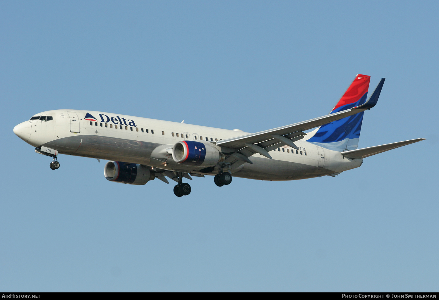 Aircraft Photo of N3771K | Boeing 737-832 | Delta Air Lines | AirHistory.net #239351