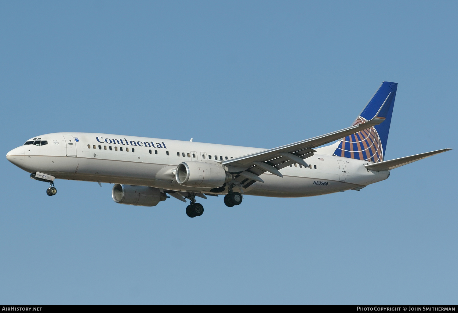 Aircraft Photo of N33264 | Boeing 737-824 | Continental Airlines | AirHistory.net #239368