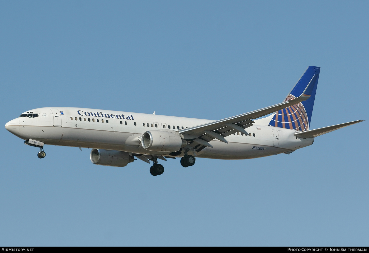 Aircraft Photo of N33264 | Boeing 737-824 | Continental Airlines | AirHistory.net #239368