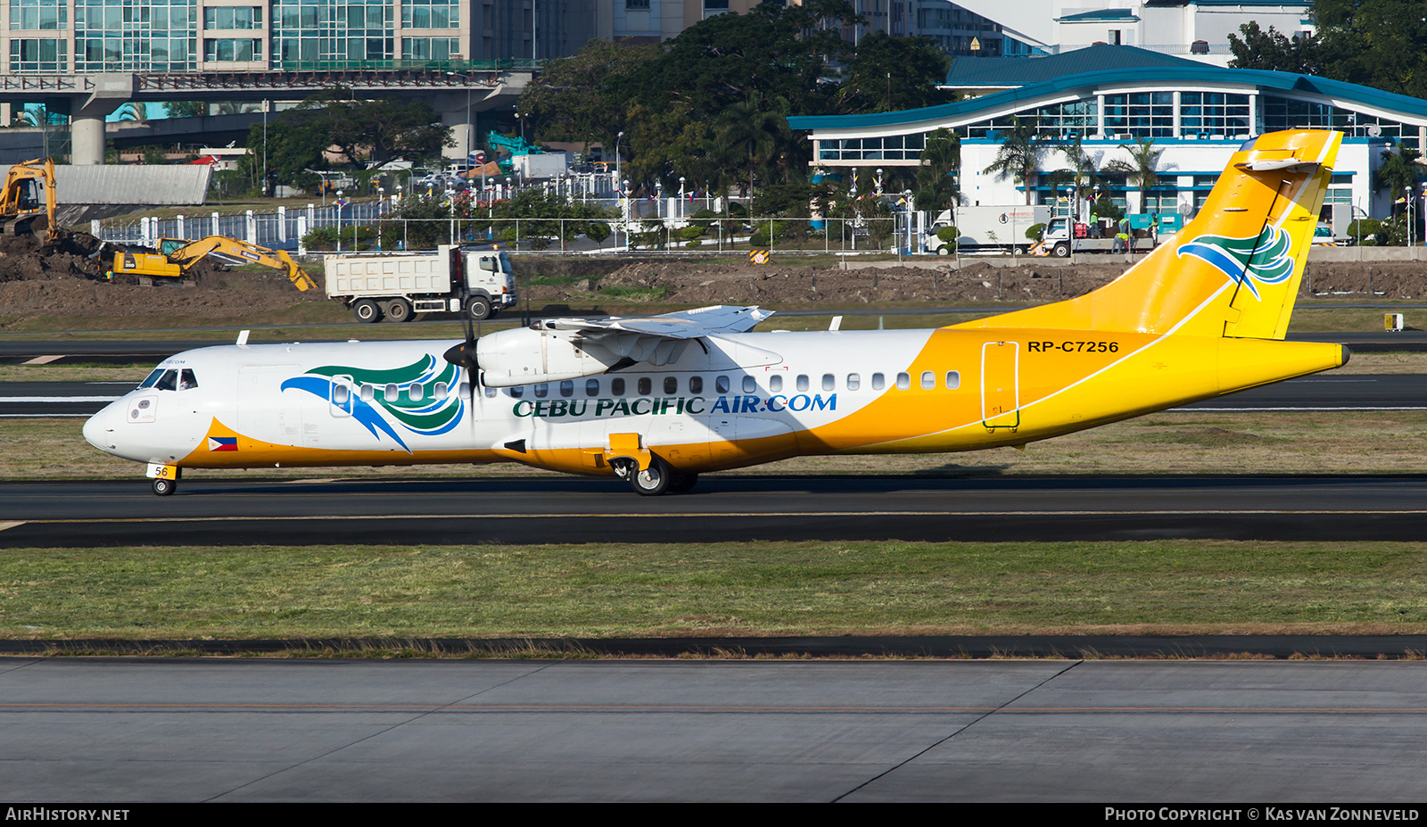 Aircraft Photo of RP-C7256 | ATR ATR-72-500 (ATR-72-212A) | Cebu Pacific Air | AirHistory.net #239379