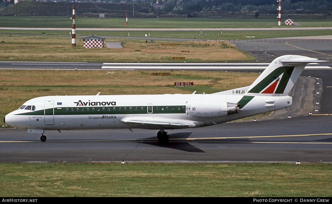 Aircraft Photo of I-REJI | Fokker 70 (F28-0070) | Avianova | AirHistory.net #239406