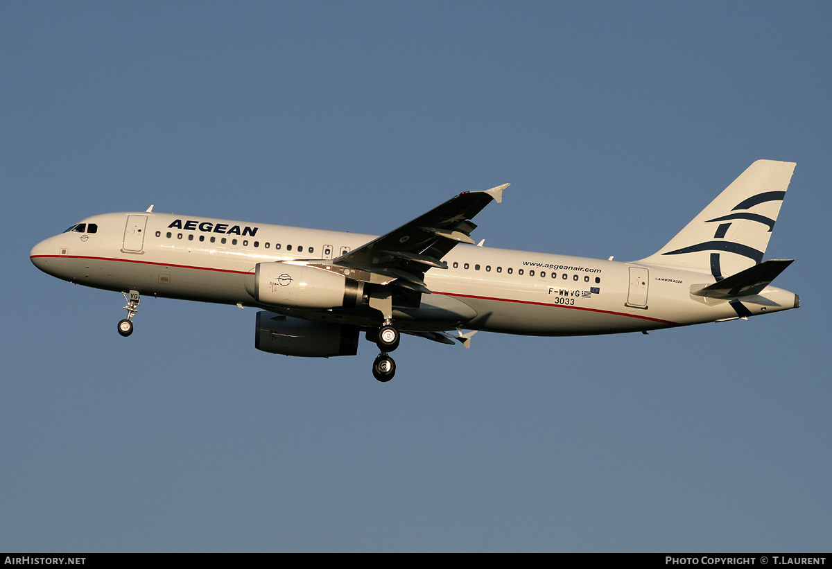 Aircraft Photo of F-WWBX | Airbus A320-232 | Aegean Airlines | AirHistory.net #239408