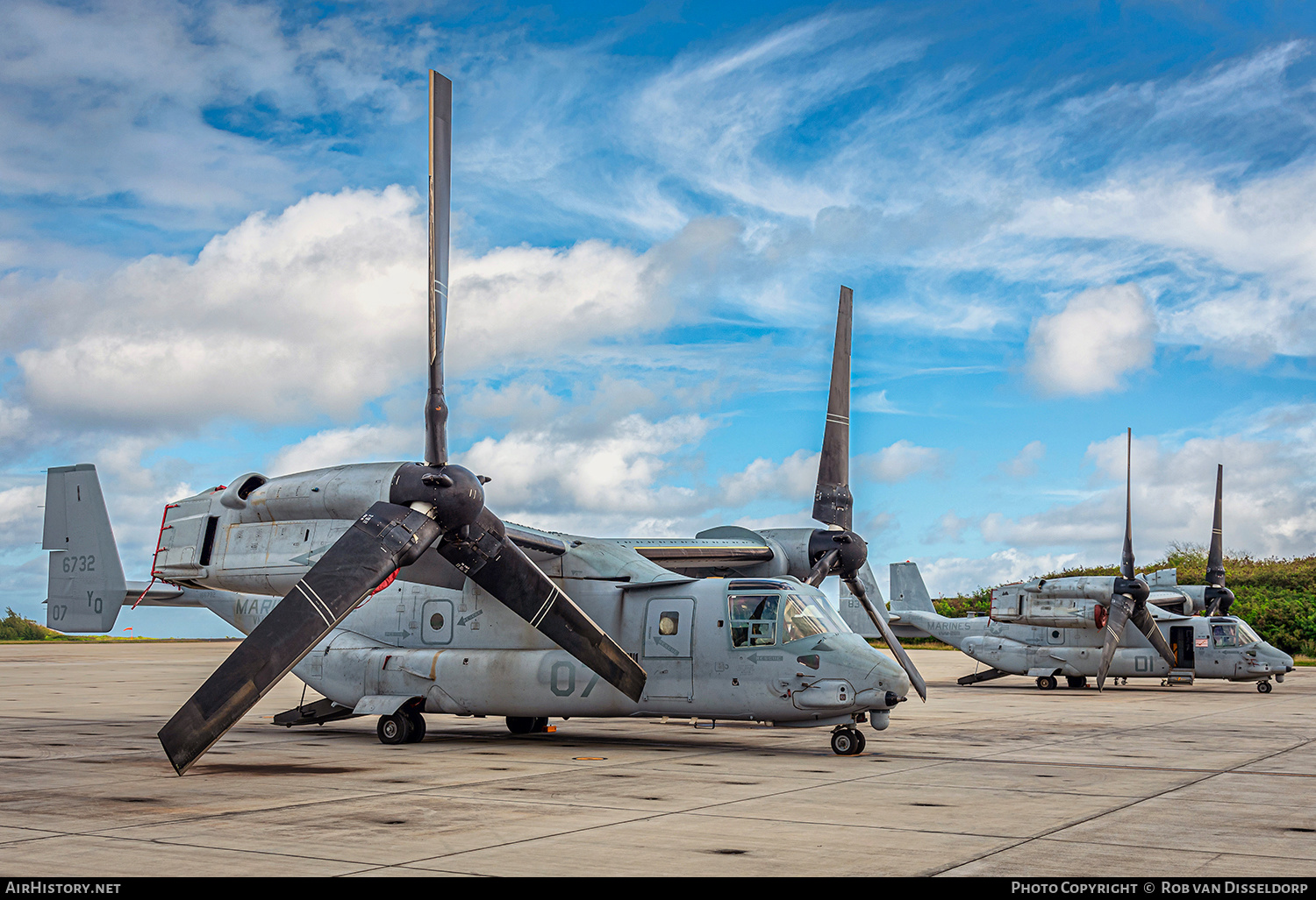 Aircraft Photo of 166732 | Bell-Boeing MV-22B Osprey | USA - Marines | AirHistory.net #239423