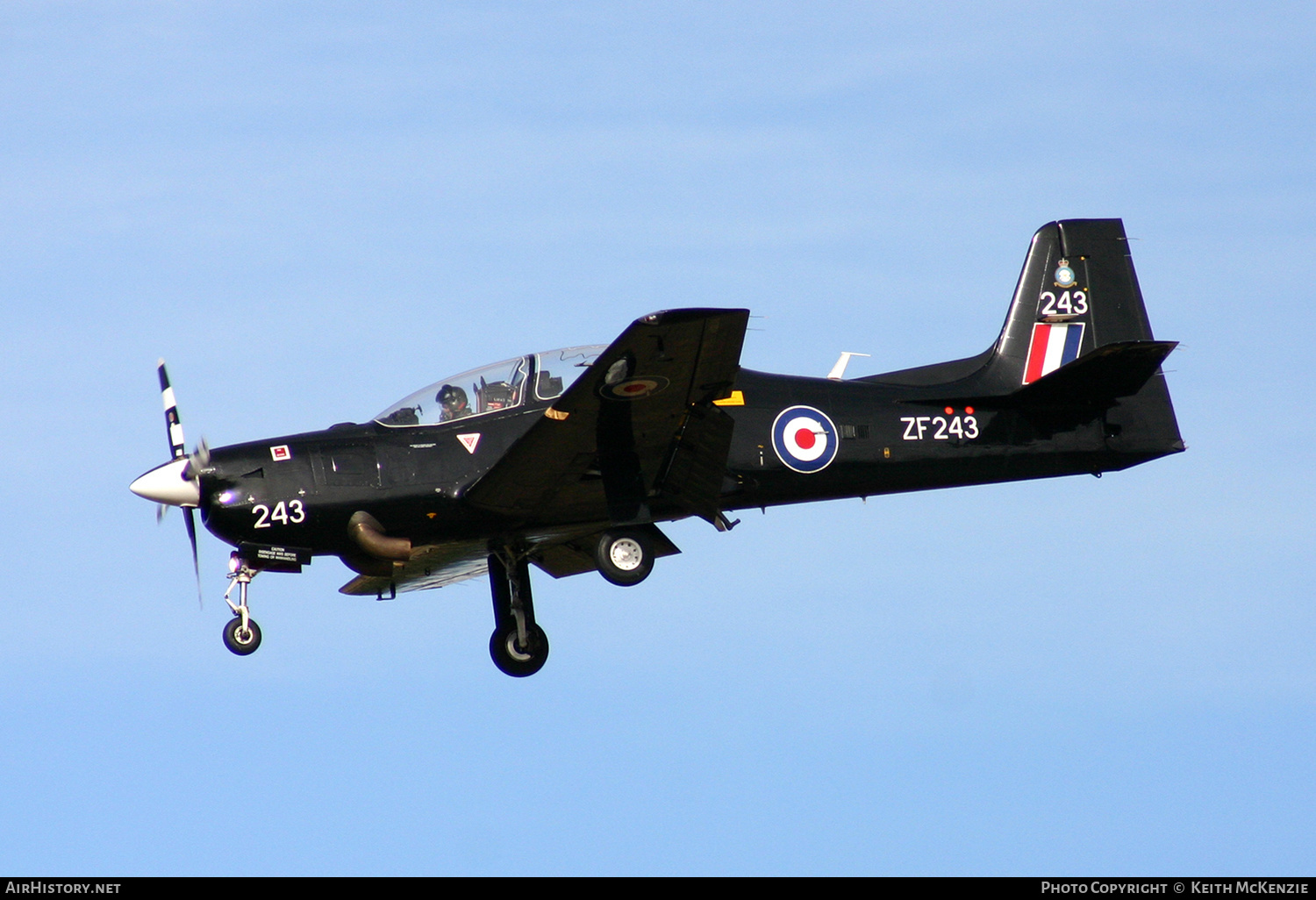 Aircraft Photo of ZF243 | Short S-312 Tucano T1 | UK - Air Force | AirHistory.net #239431