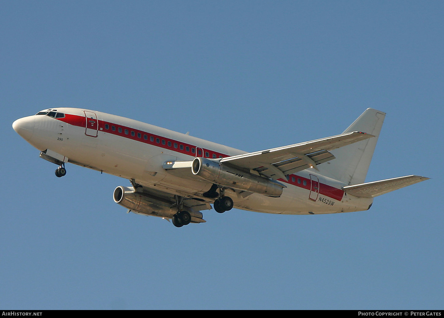 Aircraft Photo of N4529W | Boeing 737-275/Adv | EG & G - Edgerton, Germeshausen, and Grier | AirHistory.net #239435