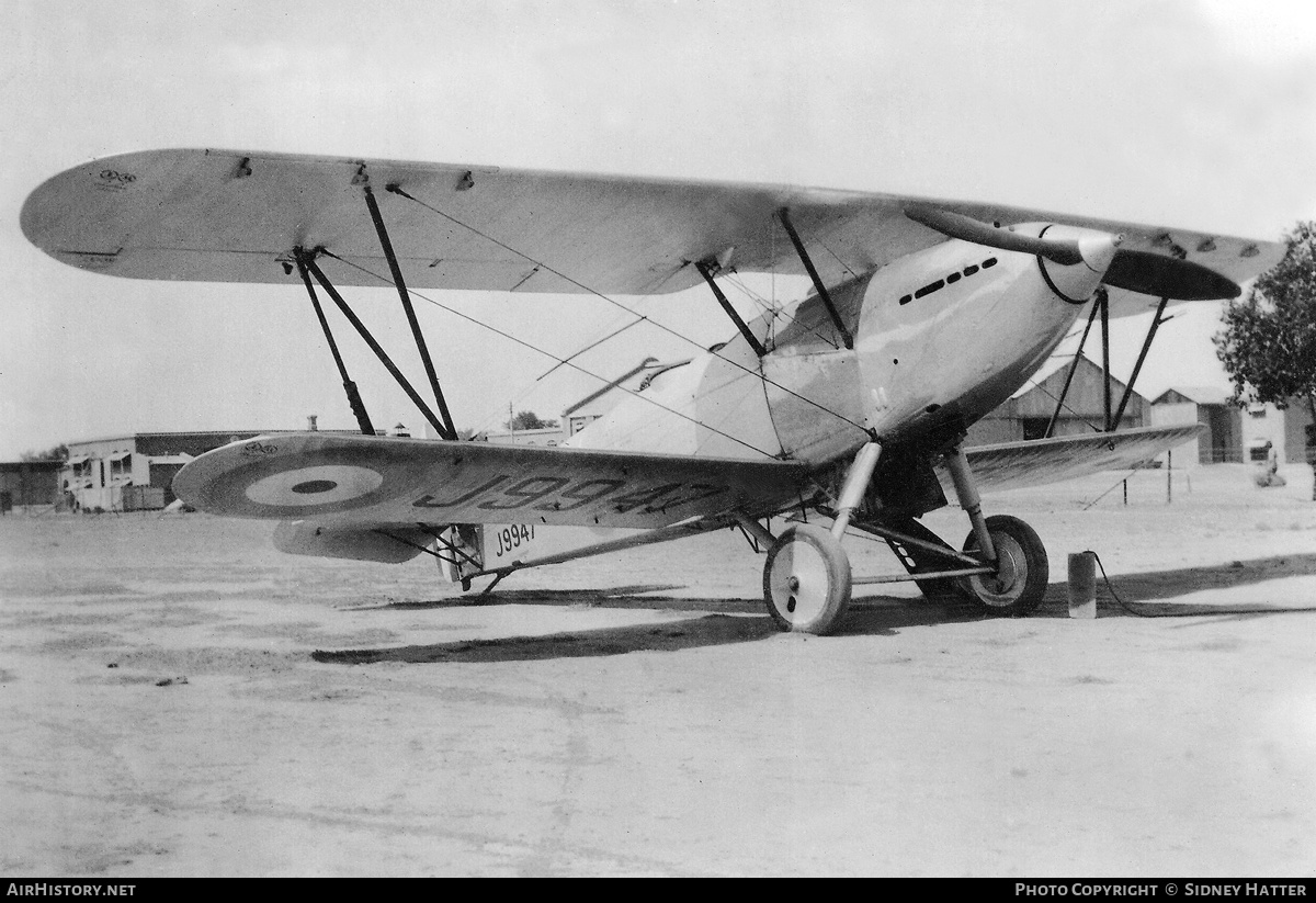 Aircraft Photo of J9947 | Hawker Hart (India) | UK - Air Force | AirHistory.net #239437