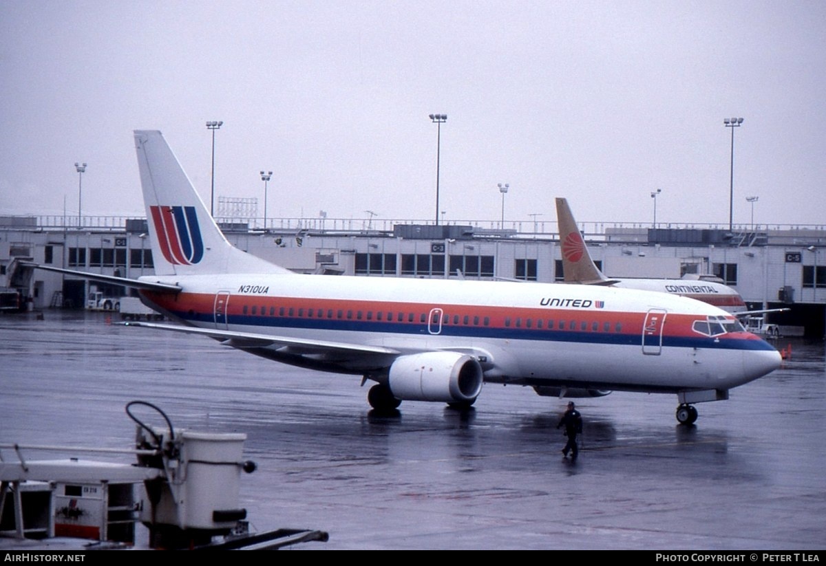 Aircraft Photo of N310UA | Boeing 737-322 | United Airlines | AirHistory.net #239438