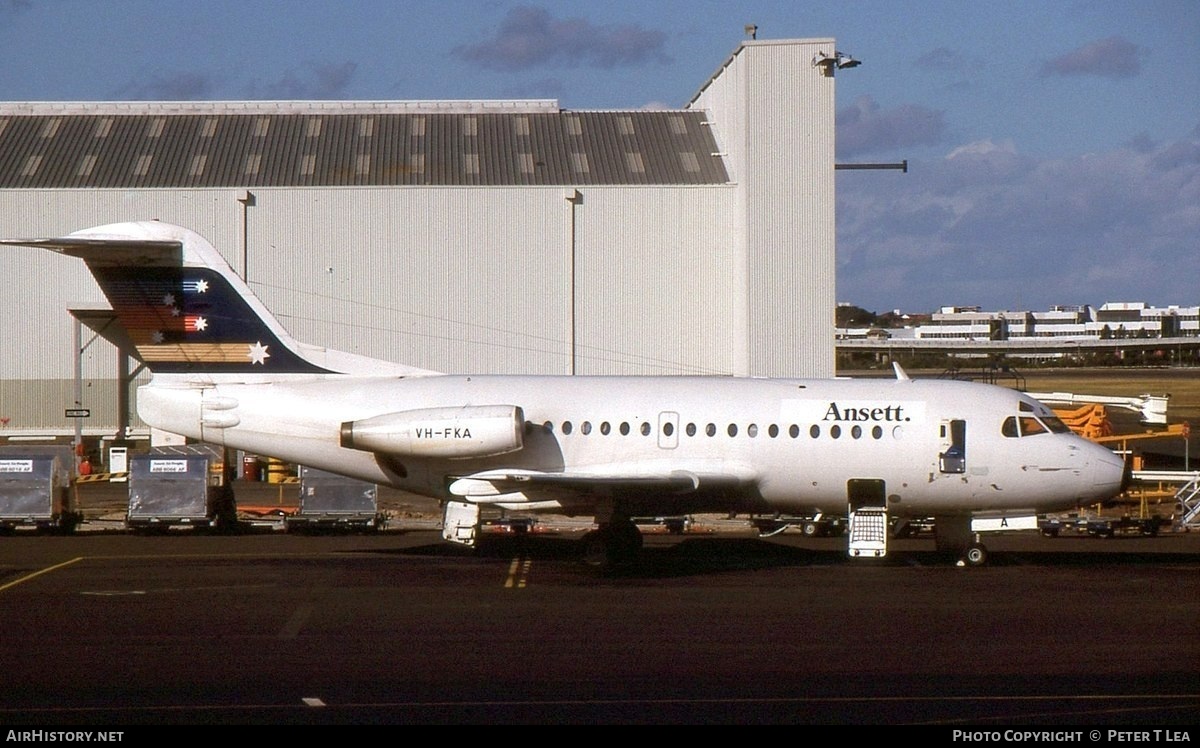 Aircraft Photo of VH-FKA | Fokker F28-1000 Fellowship | Ansett | AirHistory.net #239456