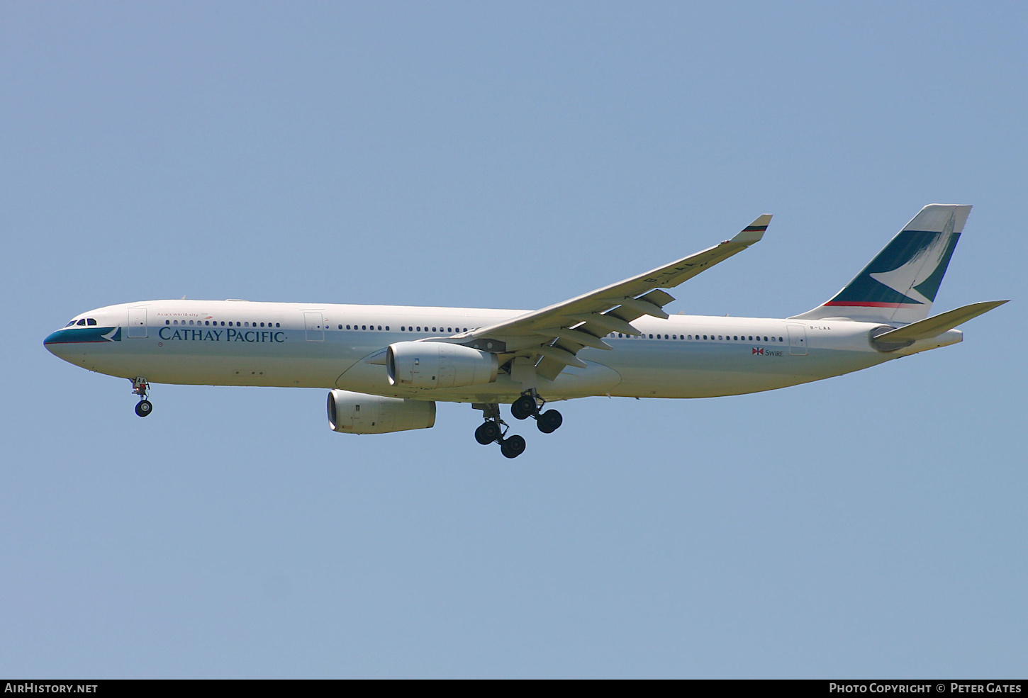 Aircraft Photo of B-LAA | Airbus A330-342 | Cathay Pacific Airways | AirHistory.net #239464