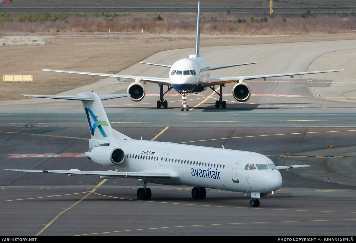 Aircraft Photo of D-AOLG | Fokker 100 (F28-0100) | Avanti Air | AirHistory.net #239472