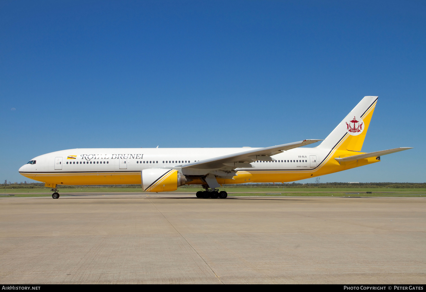 Aircraft Photo of V8-BLA | Boeing 777-212/ER | Royal Brunei Airlines | AirHistory.net #239493