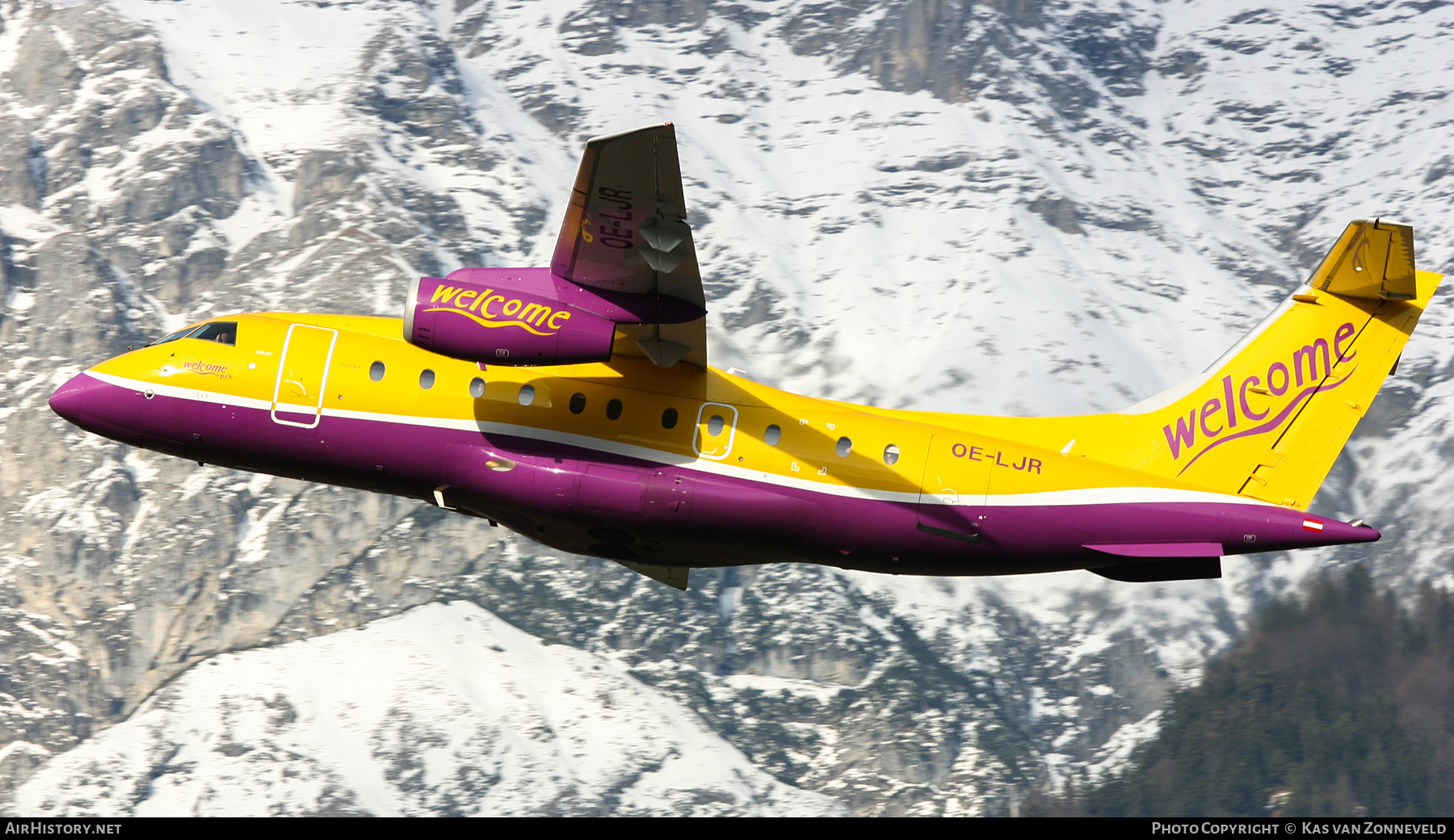 Aircraft Photo of OE-LJR | Fairchild Dornier 328-310 328JET | Welcome Air | AirHistory.net #239495