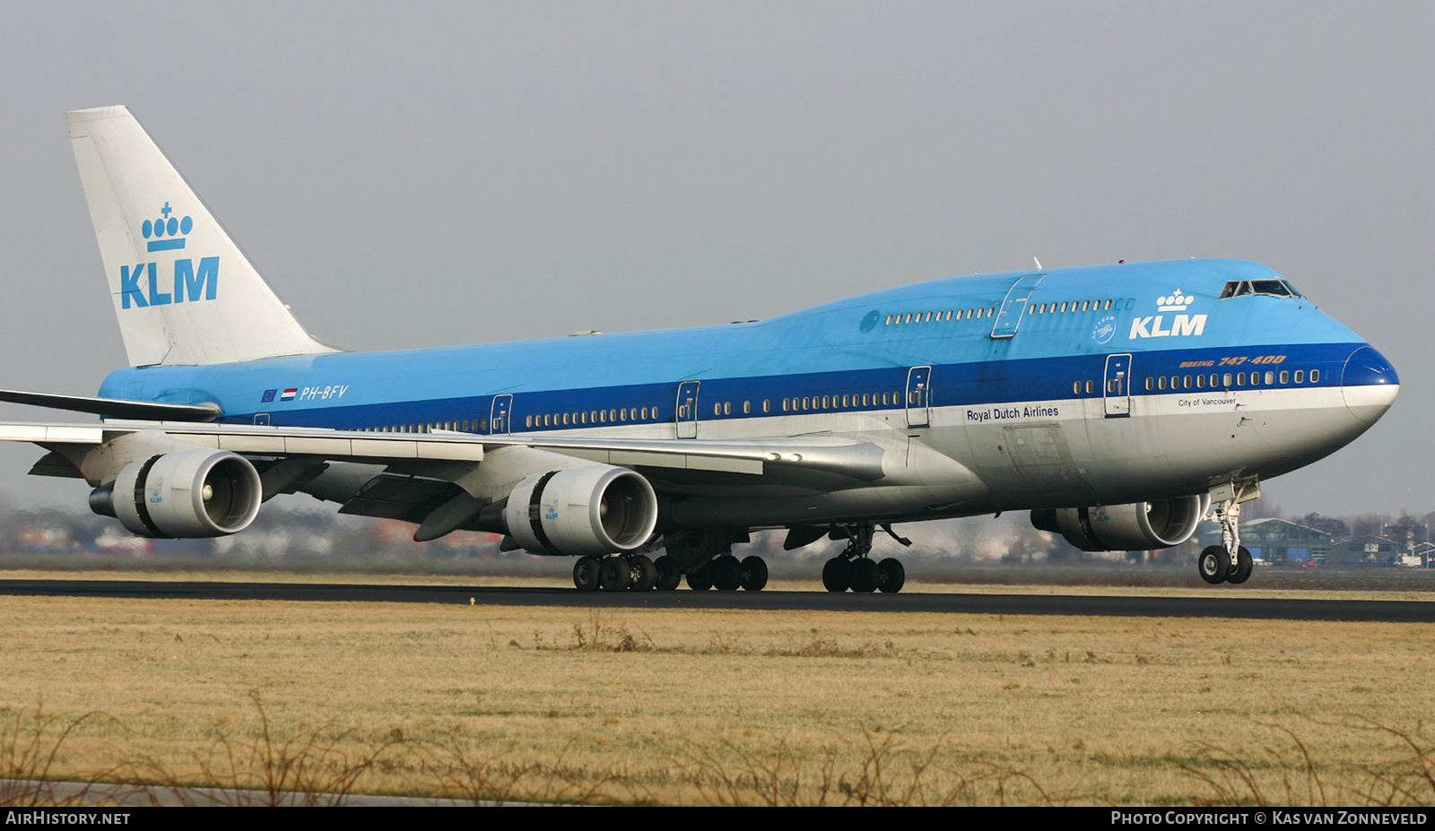 Aircraft Photo of PH-BFV | Boeing 747-406M | KLM - Royal Dutch Airlines | AirHistory.net #239497