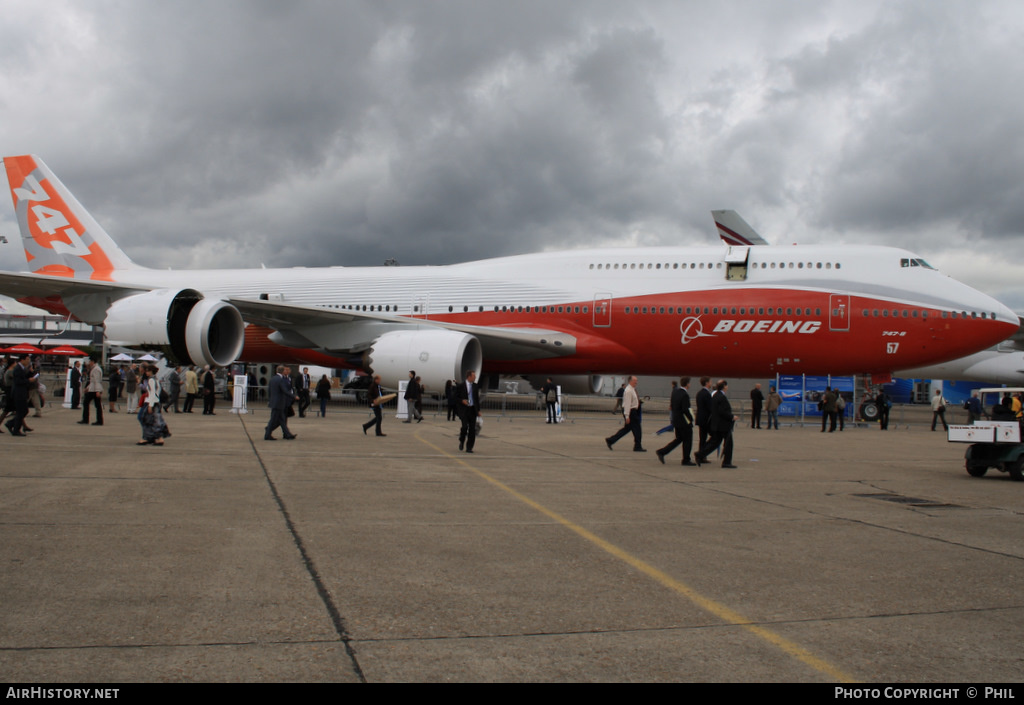 Aircraft Photo of N6067E | Boeing 747-8JK | Boeing | AirHistory.net #239511