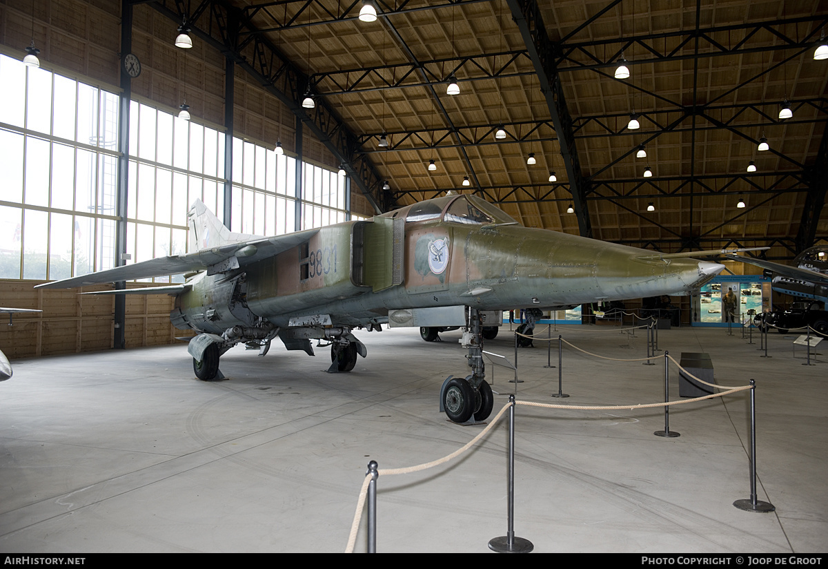 Aircraft Photo of 9831 | Mikoyan-Gurevich MiG-23BN | Czechoslovakia - Air Force | AirHistory.net #239520